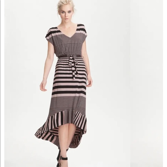 Felicity & Coco Dresses & Skirts - Felicity & Coco High/Low striped jersey dress, L